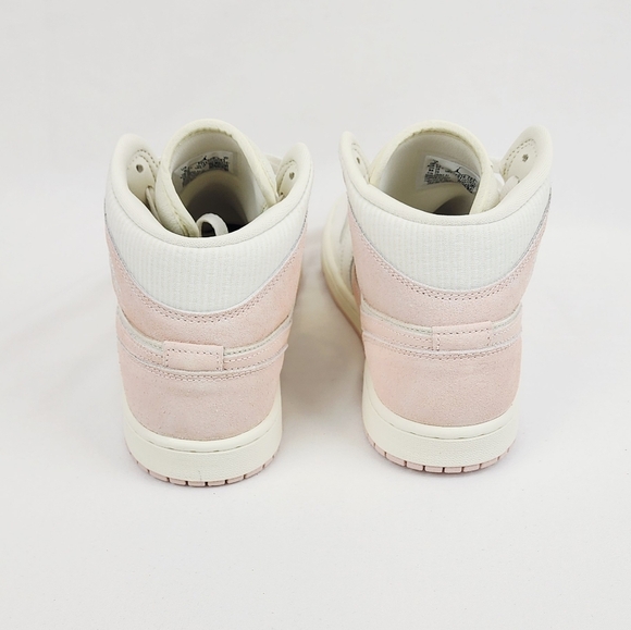 Air Jordan 1 Mid SE Sneakers Coconut Milk/Sail/Legend Pink 🔥FIRM PRICE 🔥 - Picture 10 of 16